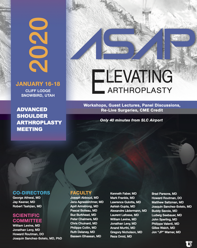 397px x 500px - 2020 Program - Advanced Shoulder Arthroplasty Meeting